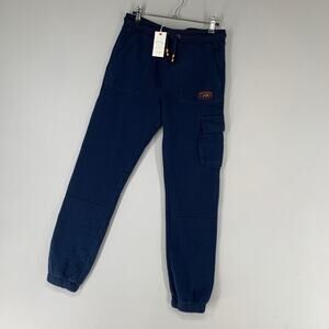 Fat Face Boys Sweatpants 13 Blue Jogger Casual Soft Pockets Casual 29'